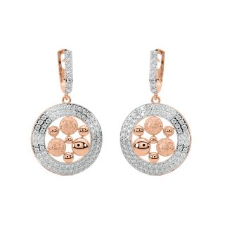 Stina Round Diamond Earrings